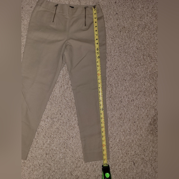 Kenneth Cole Tan/Khaki Pants with Zipper Detailing - Picture 5 of 6